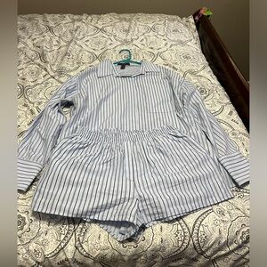 Striped Blue and White Set from Forever 21